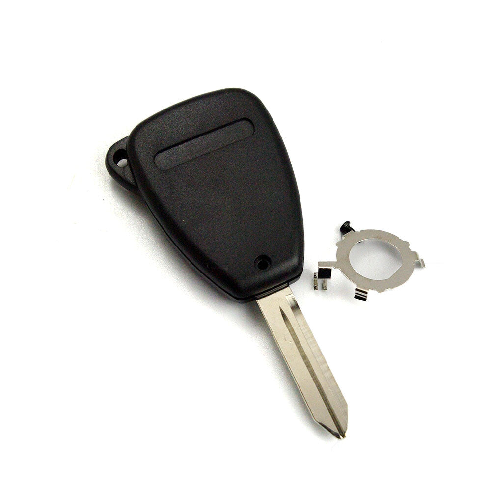 Replace Remote Key Shell Case Fob for Chrysler for Dodge for Jeep 4 BTN +Blank Blade Q