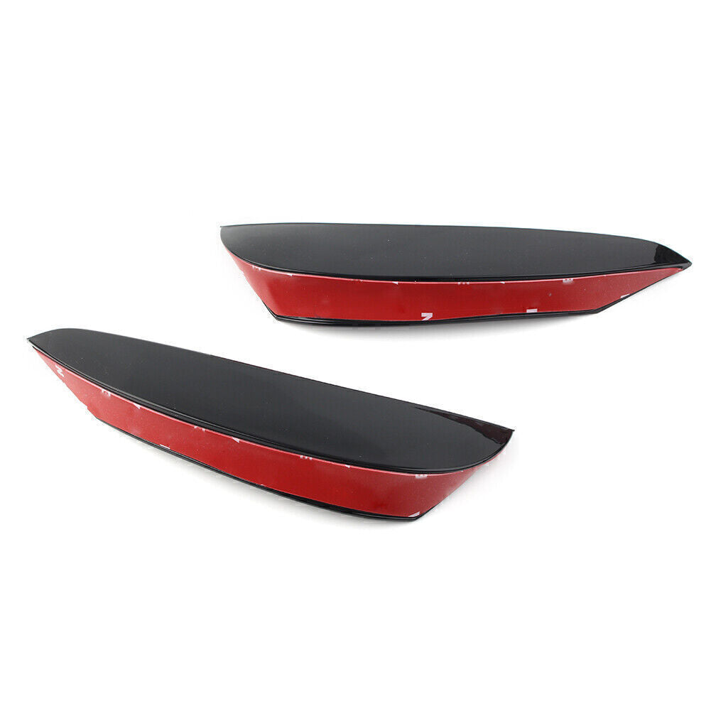 Glossy Black Front Bumper Canards Vent Flaps fit for Mercedes Benz E W213 Sport Q