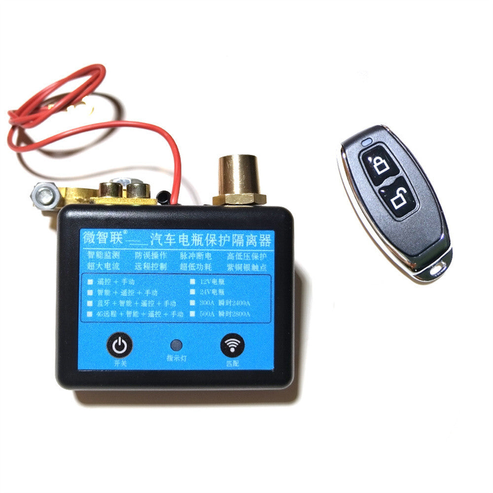 Wireless Car Battery Disconnect Switch System Remote Control Cut off Isolator Q