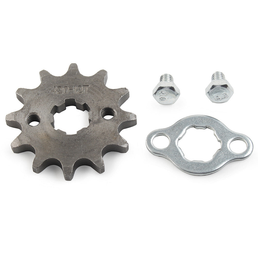 Vorderkettenrad f¨¹r 50cc 70cc 90cc 110cc 125cc Pit Dirt Bike 428-12T 17mm