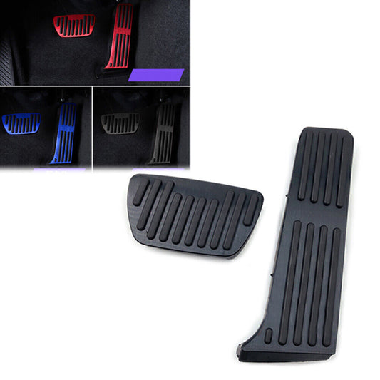 No Drilling Gas Brake Foot Pedal Cover AT for 2018 2019 2020 for Toyota for Camry Black Q
