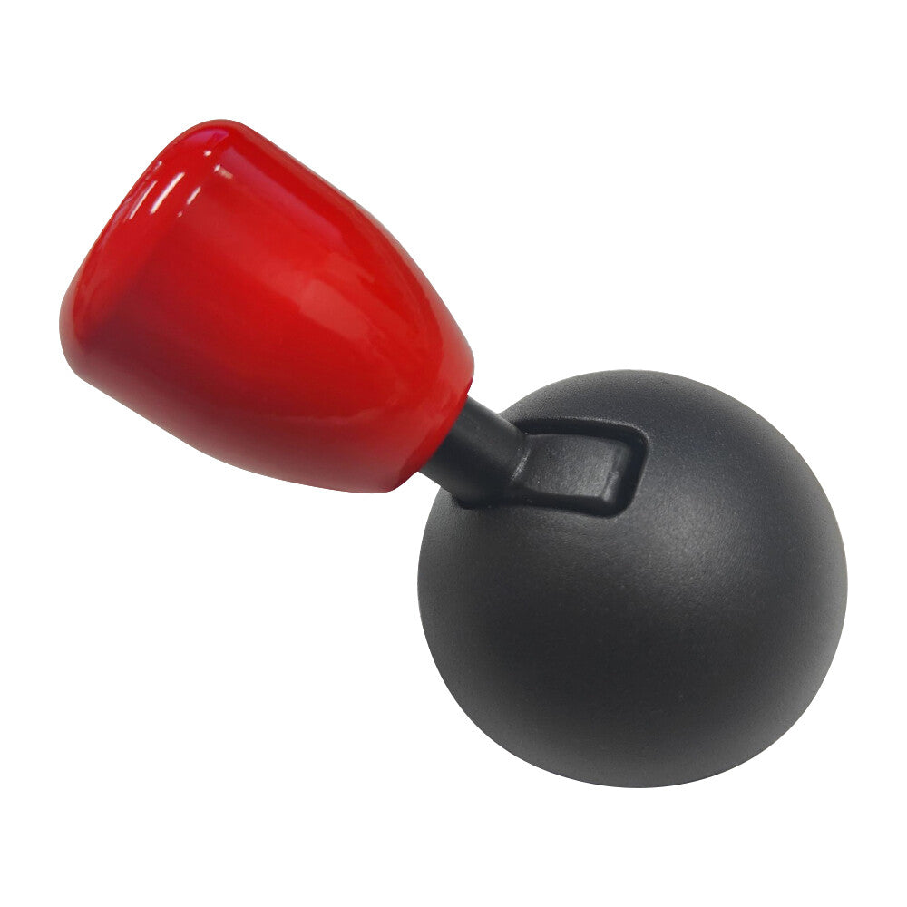 Car Push to Start Button Rocker Full Metal Ball-bar Starter Cover Metal Red