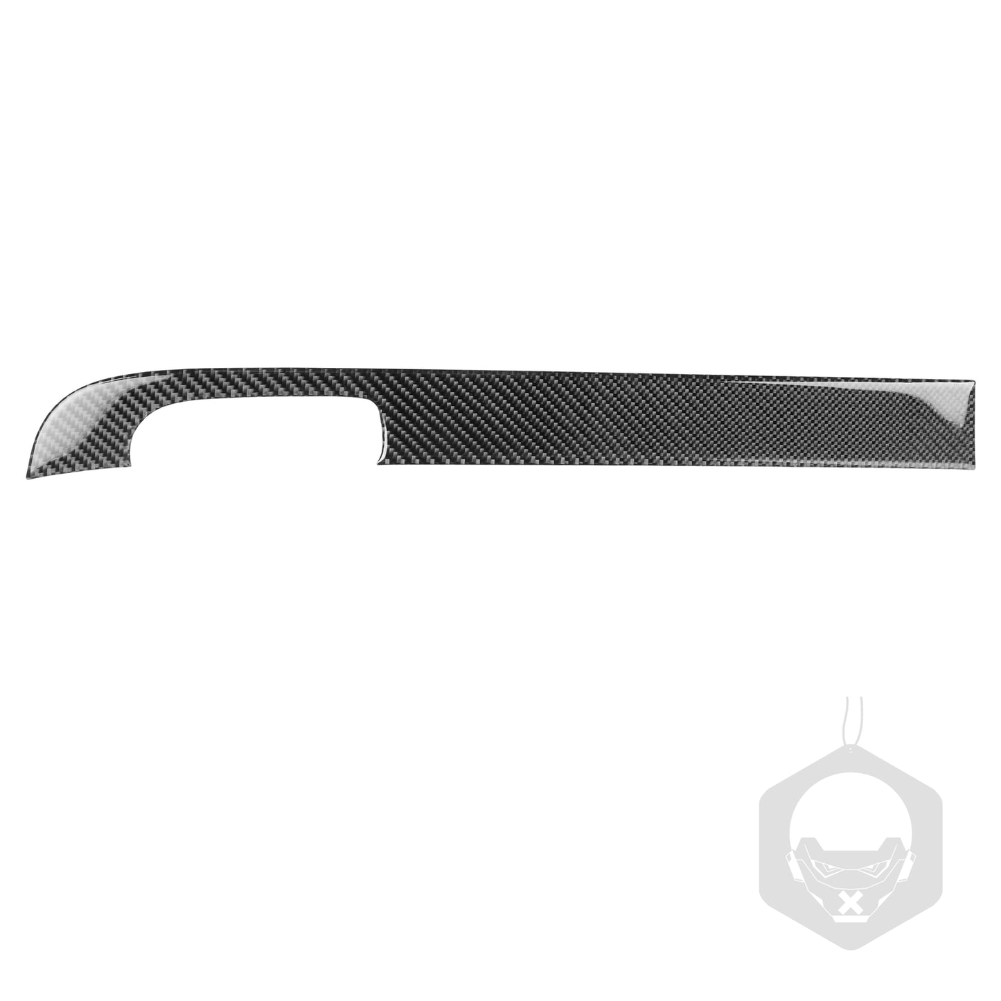 Carbon Fiber Copilot Dashboard Panel Cover Trim for Dodge Charger 2015-2020