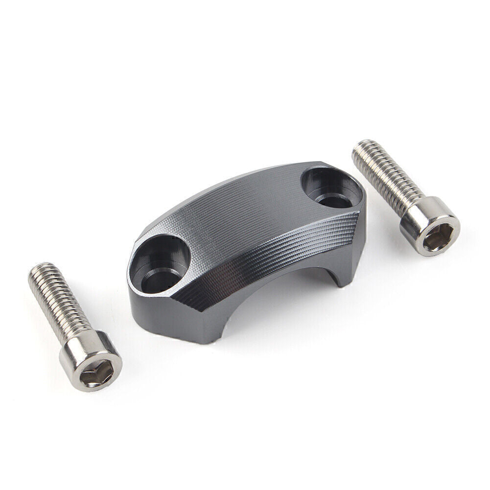 22mm Master Cylinder Perch Clamp Cover Gray for Motocross MX Enduro Motorbike Q