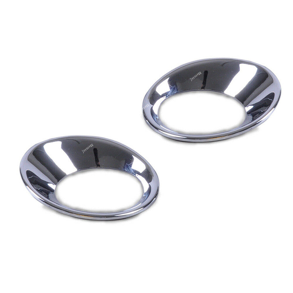 Pair Rear Fog Lights Lamp Frame Cover Molding Trim Fit 2007-2012 for Nissan Qashqai