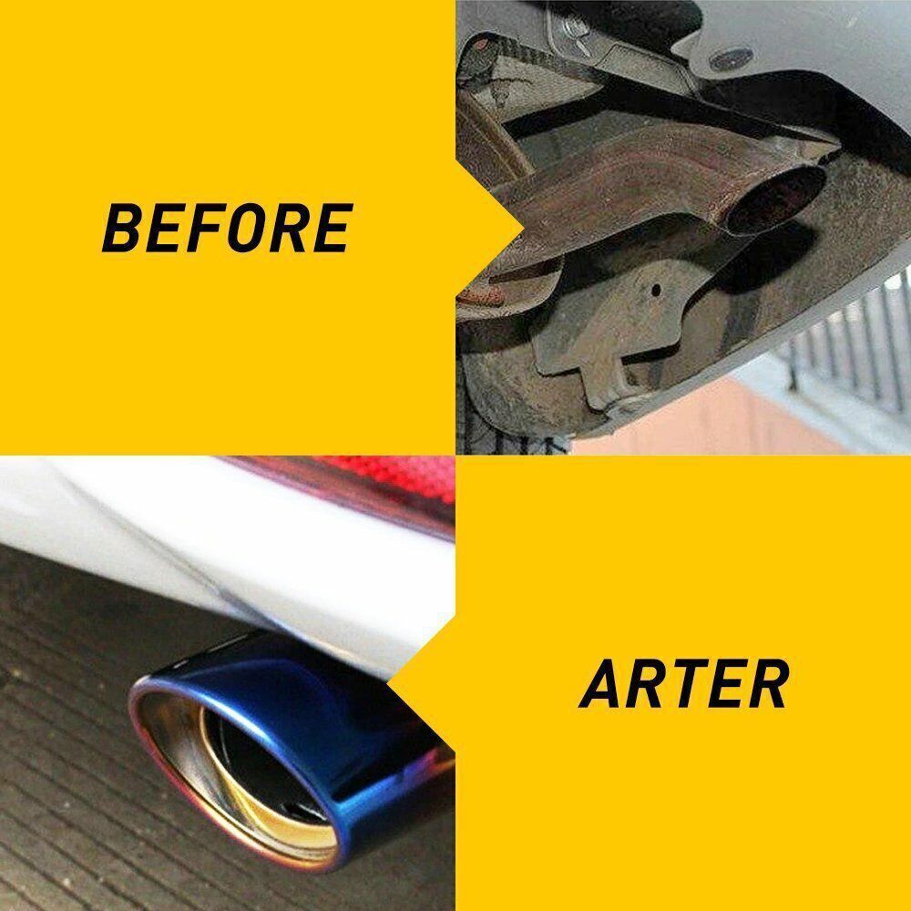 1PCS BlueSilver Rear Exhaust Muffler Tip End Pipe for Toyota Highlander 14-2019