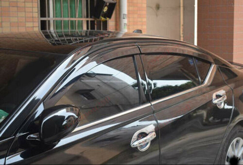 for Nissan Altima 2019-2024 Smoky Black Window Visor Vent Shades Sun Rain Guard