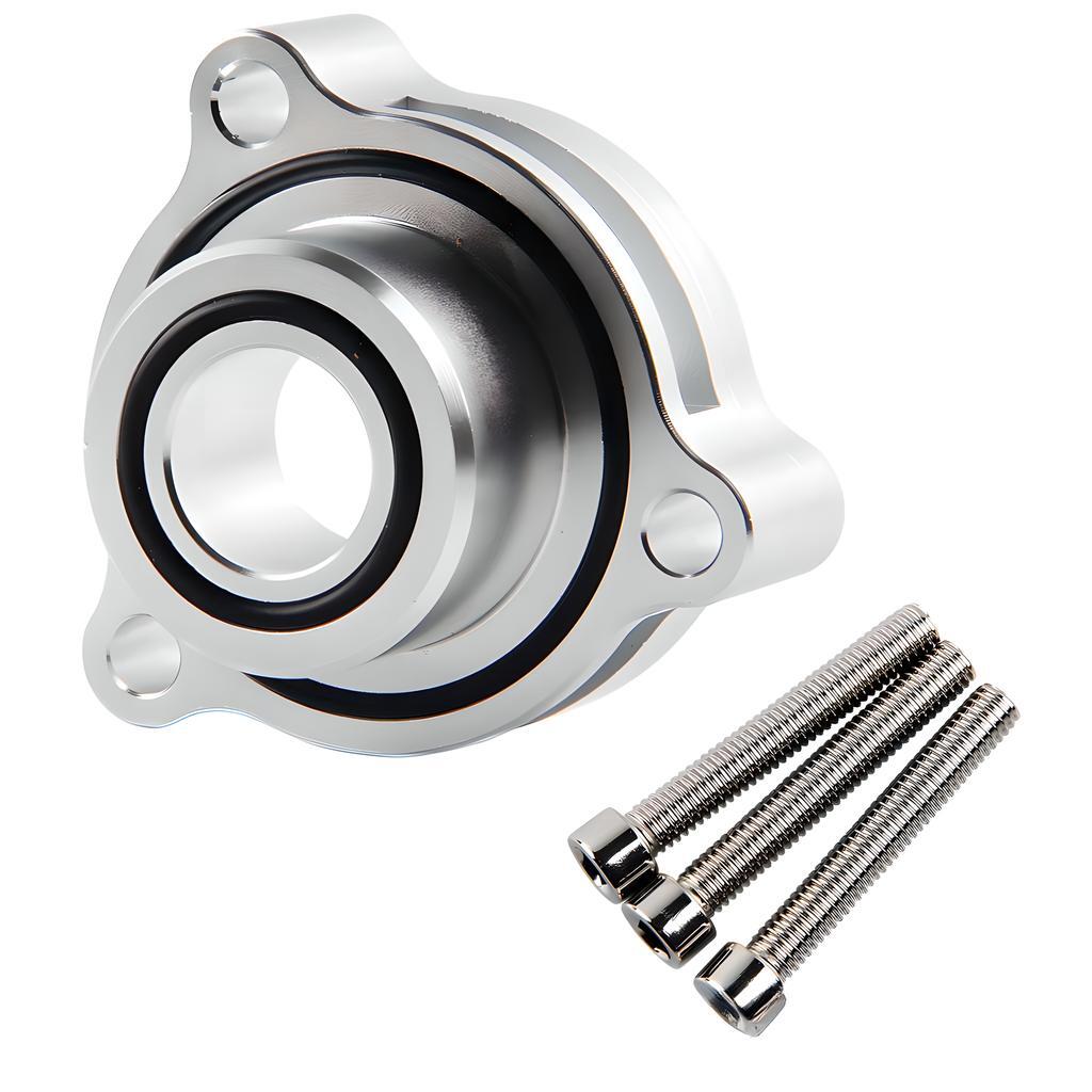 Turbo Boost Valve Adapter, Silver, for 2015-2019 for Ford for Mustang 2.3L EcoBoost.
