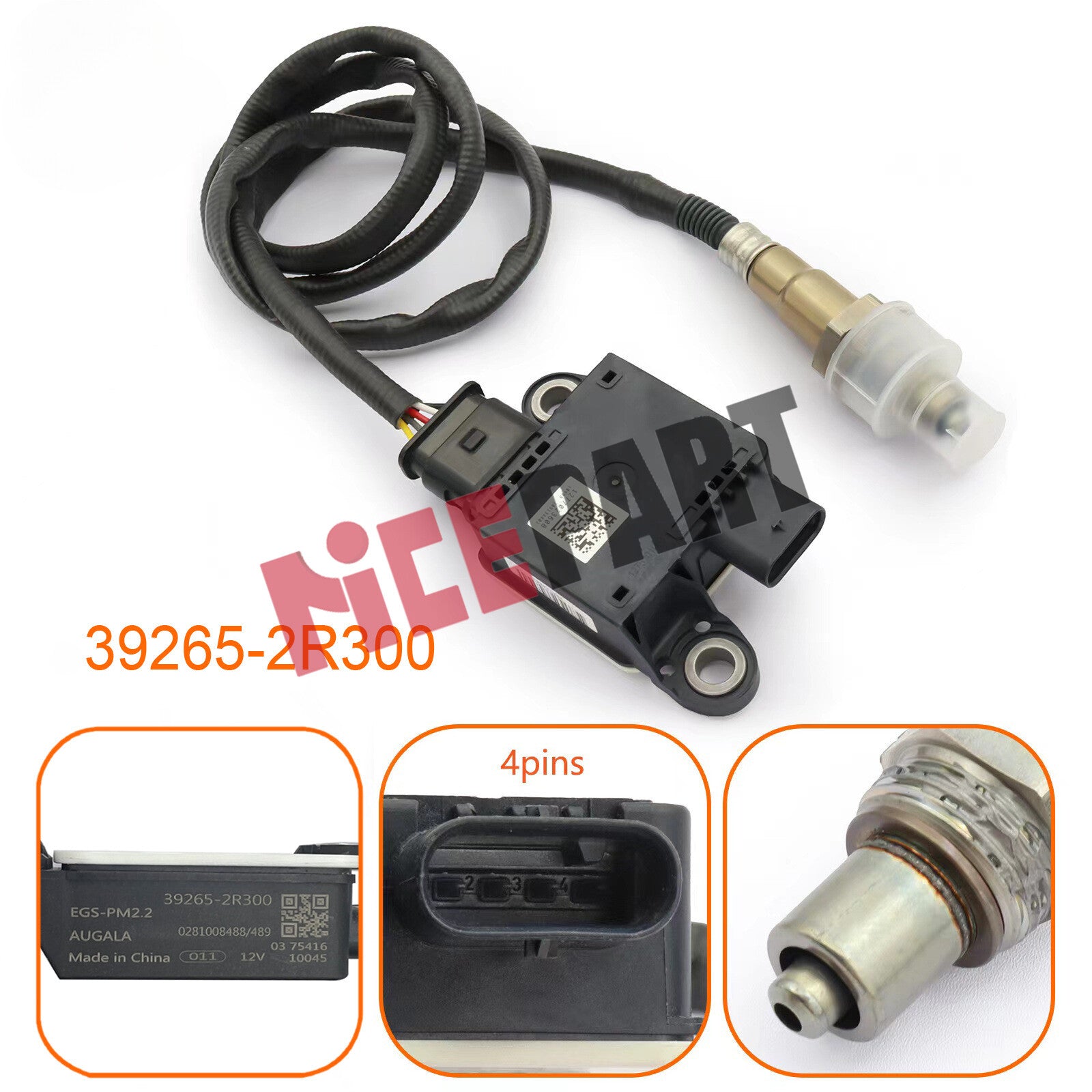 Diesel Exhaust PM Particulate Sensor compatible for Kia for Hyundai Santa Fe 39265-2R300