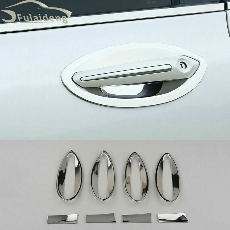 8X For Macan 2014-2021 Chrome Window B,C Pillar Mirror Post Molding Trim v