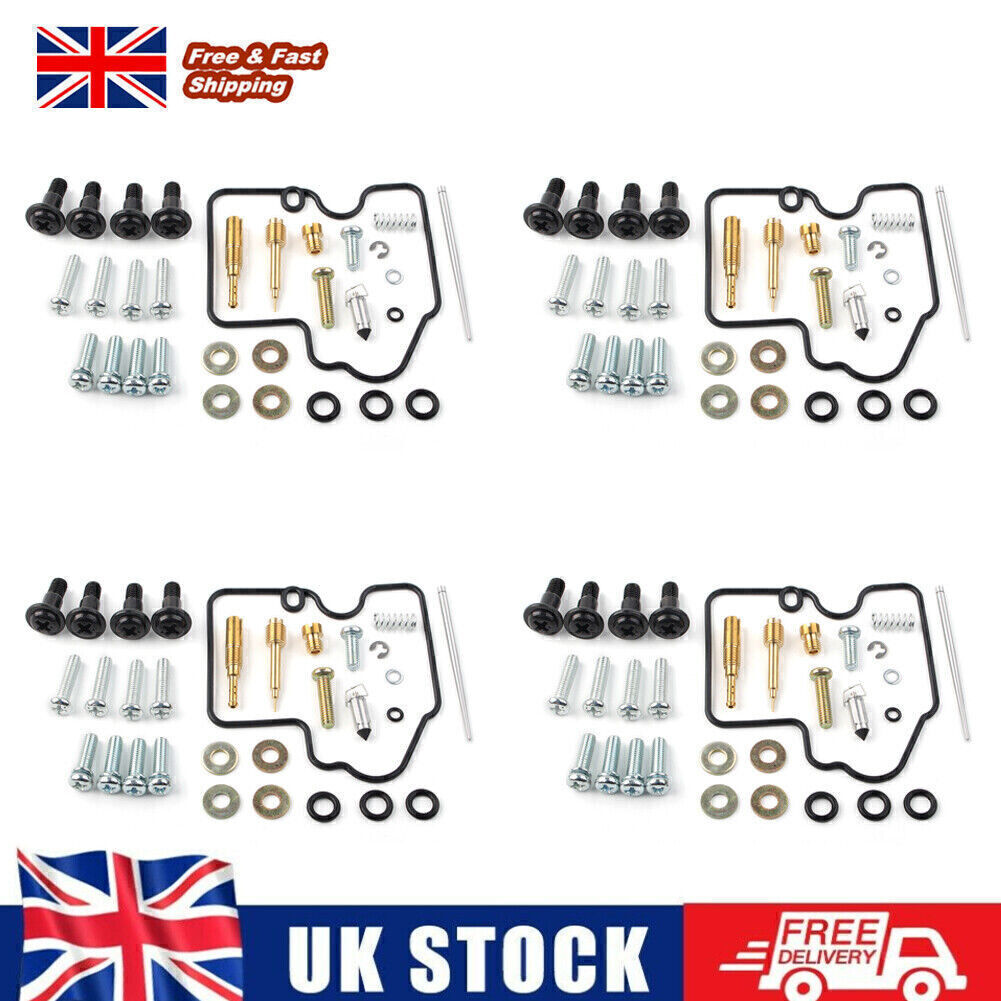For 1999-2002 for Yamaha YZF R6 600 UK 4 sets Carburetor Carb Repair Rebuild Kit Q
