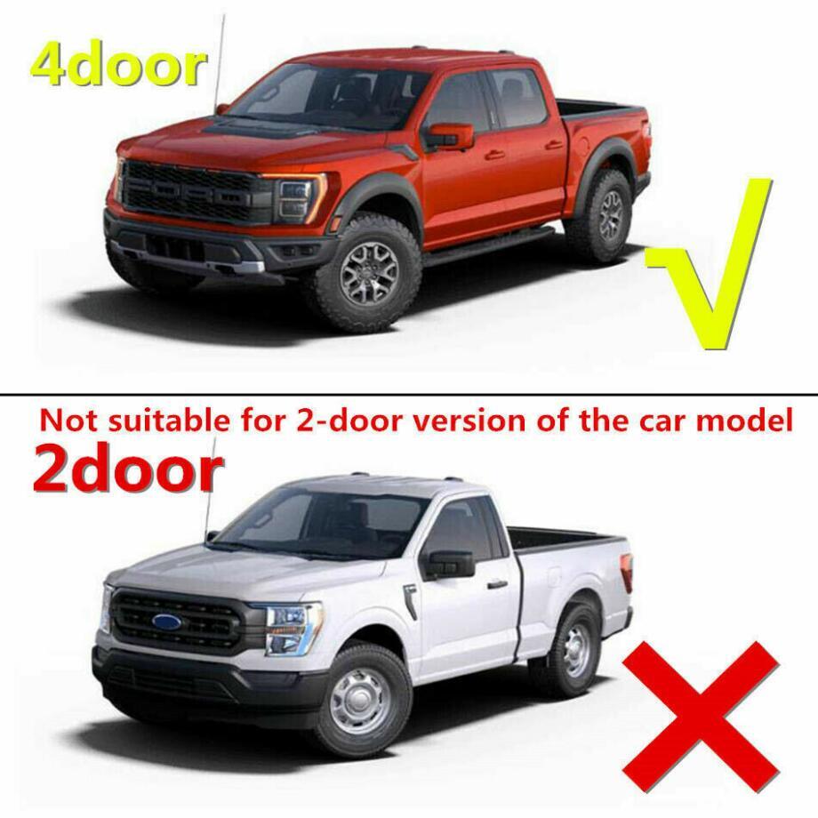 Accessories Chrome Car Window Bottom Sill Cover Trim Strips For F150 21-23 v