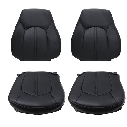 4PCS Front Driver  Passenger Side Leather for Seat Cover for Cadillac CTS 2008-2013