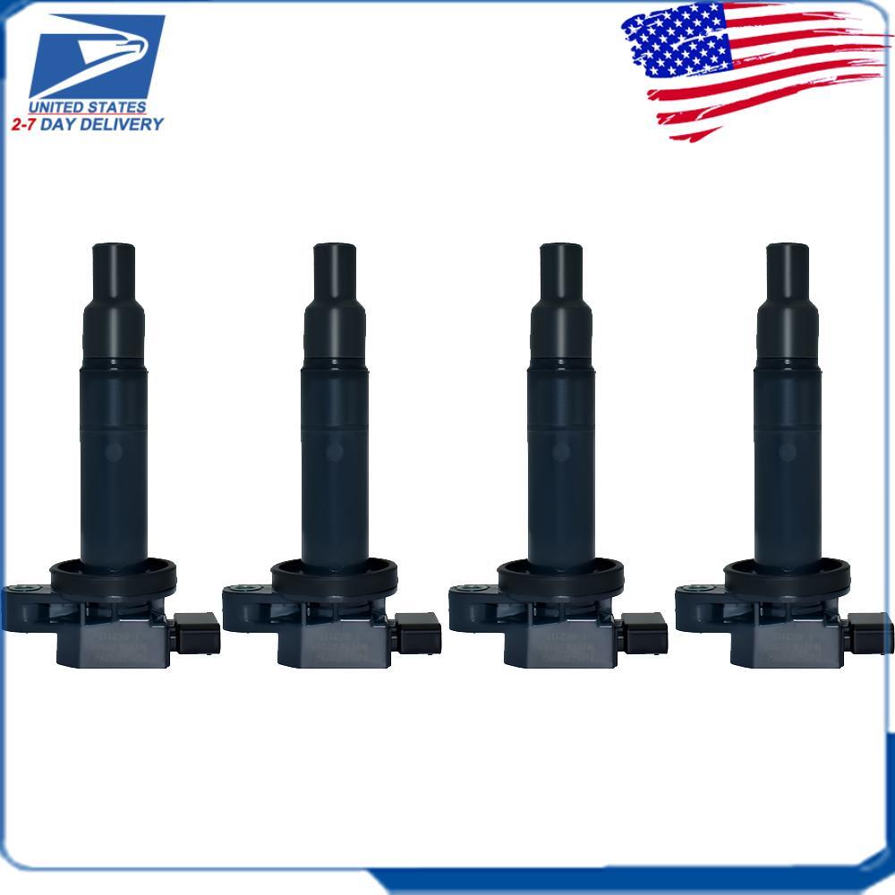Set of 4 Ignition Coil 90919-02240 for Toyota for Camry Echo  Prius C1304 Series US