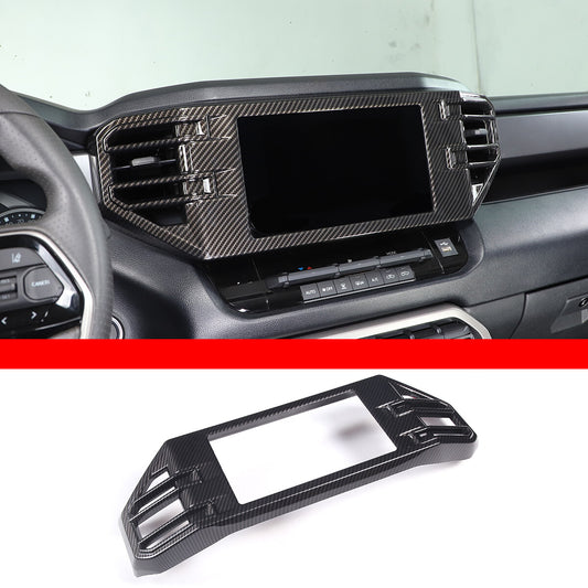 ABS carbon fiber center console dashboard trim cover for Ford Maverick 2022+