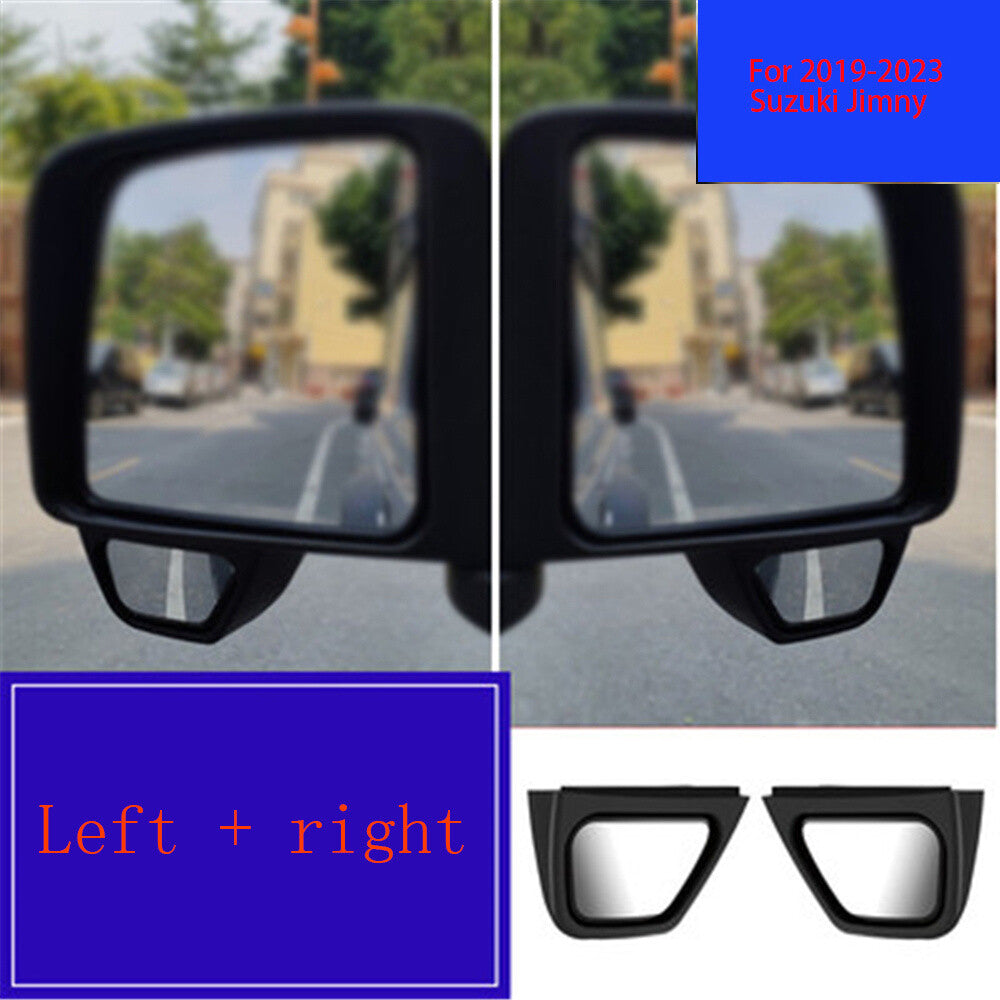 2PCS Rear View Mirror Blind Spot Mirror Wide-Angle Trim for Suzuki for Jimny 2019-23