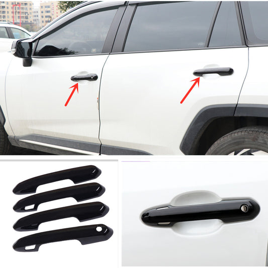 Bright black Car Door Handles Cover molding Trim For Toyot@a Highlander 20-2023 n