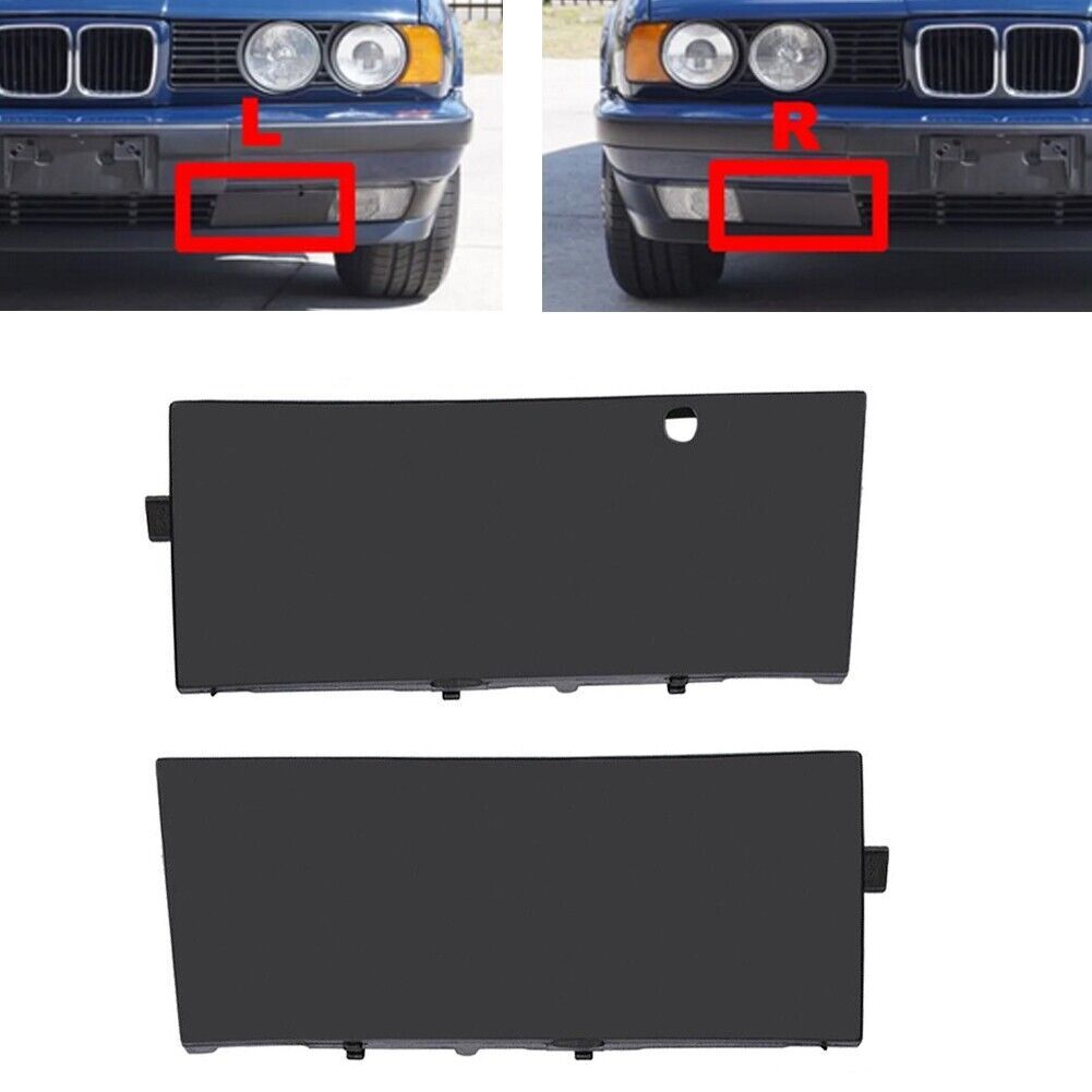 Front Pair Bumper Tow Eye Hook Cover for BMW 5 Series E34 530i 540i 535i 89-95 Q