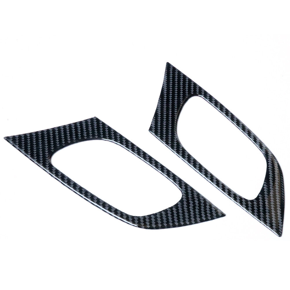 Suitable for Kia K5 2021-2023 carbon fiber inner steering wheel frame cover decoration- v