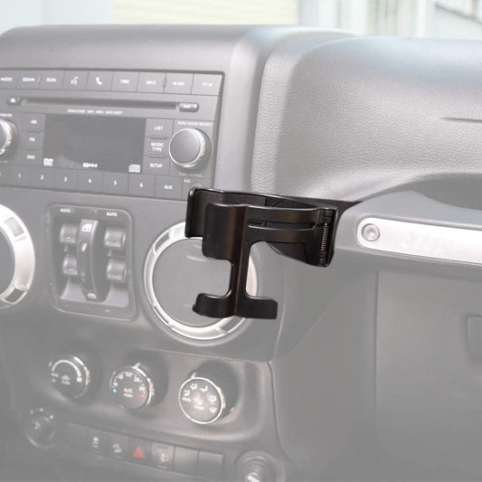 for Jeep for Wrangler JK Phone Drink Cup Holder Bolt-on Stand Bracket 2011-2018