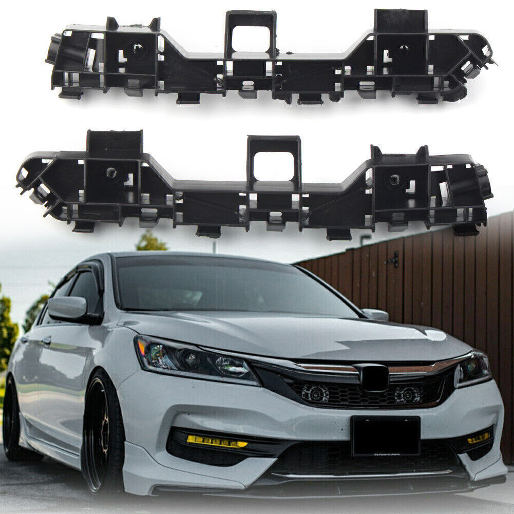 Front Bumper Bracket Beam Mount Support for Honda ACCORD Sedan 2013-2017 Black