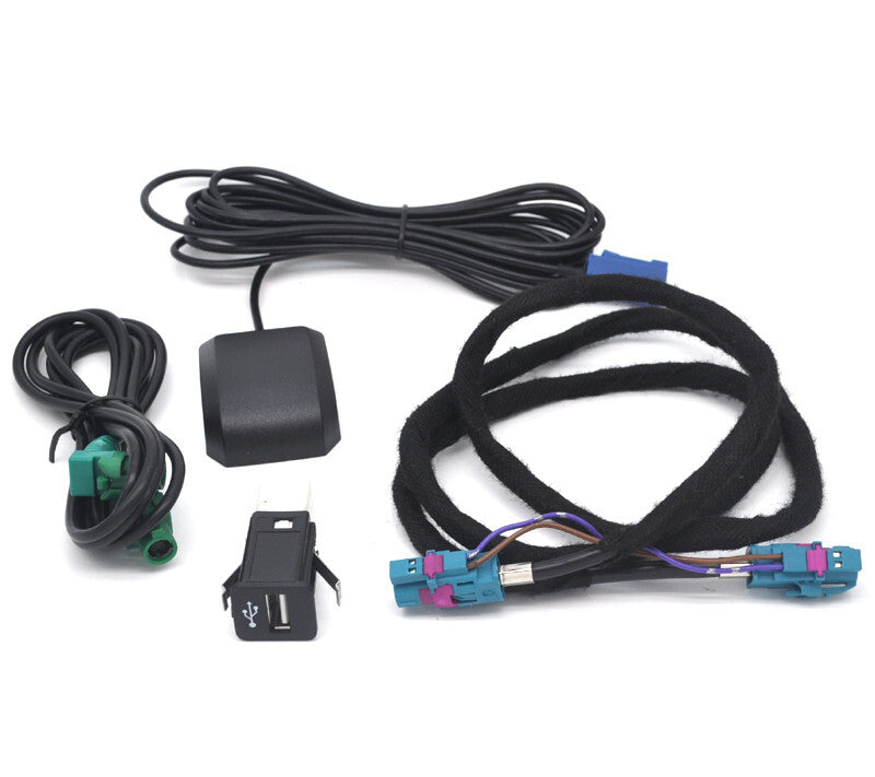 For NBT EVO F30 F20 Navigation RETROFIT HSD CABLE Monitor USB GPS antenna v