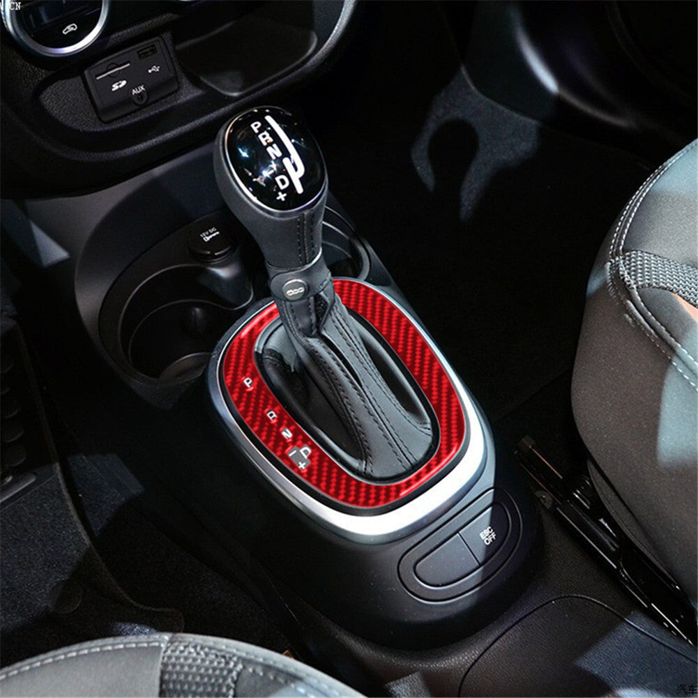 Red For 86 for Subaru BRZ 2016+ Carbon Fiber Central Console Side Cover Trim v