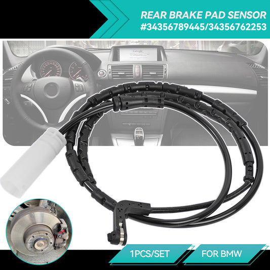 Rear Brake Pad Wear Sensor for BMW 1' E87 E82 E88 3' E90 E91 E92 E93 34356789445 Q