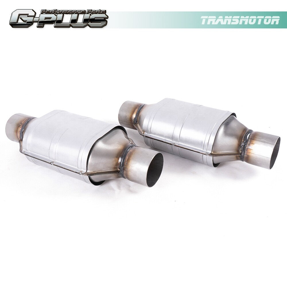2 x 2.5-inch universal catalytic converter 83166 suitable for Chevrolet Silverado 1500 for GMC Q