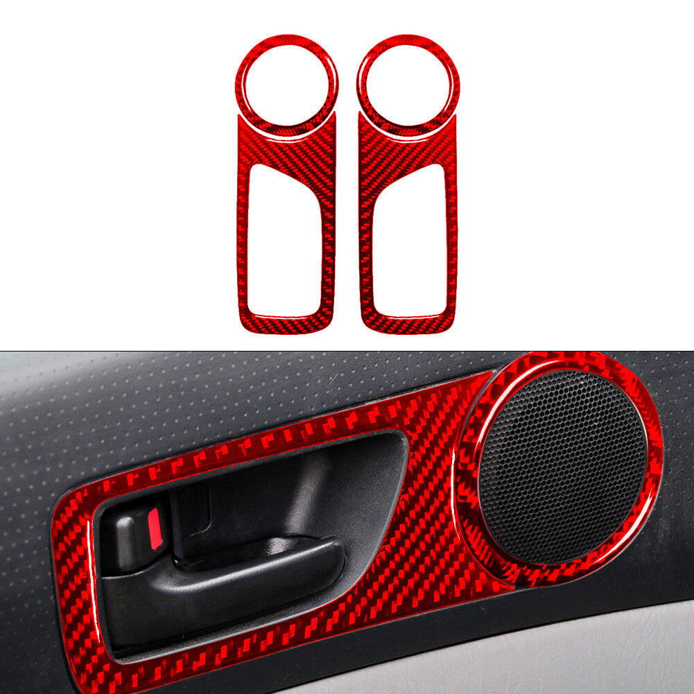 Suitable for Honda Accord Crosstour 2008-2012 carbon fiber interior door handle bowl cover- v