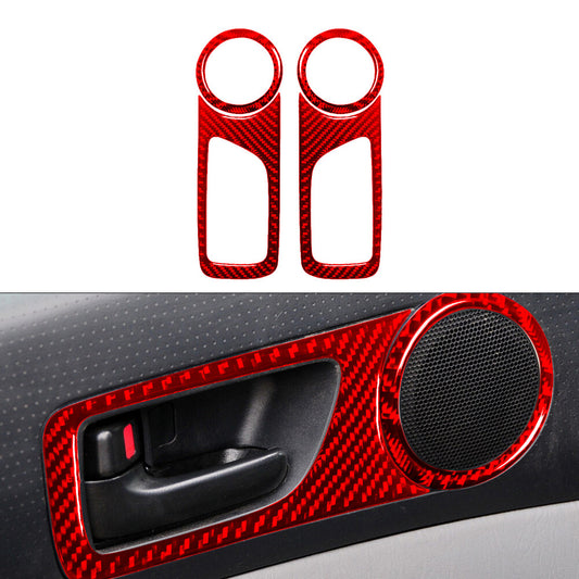 Suitable for Honda Accord Crosstour 2008-2012 carbon fiber interior door handle bowl cover- v