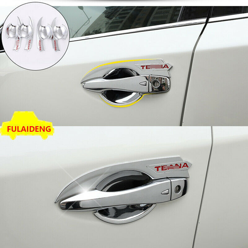 4pcs for Nissan Altima 2013-2018 ABS Chrome Exterior Door Handle Bowl Cover Trim
