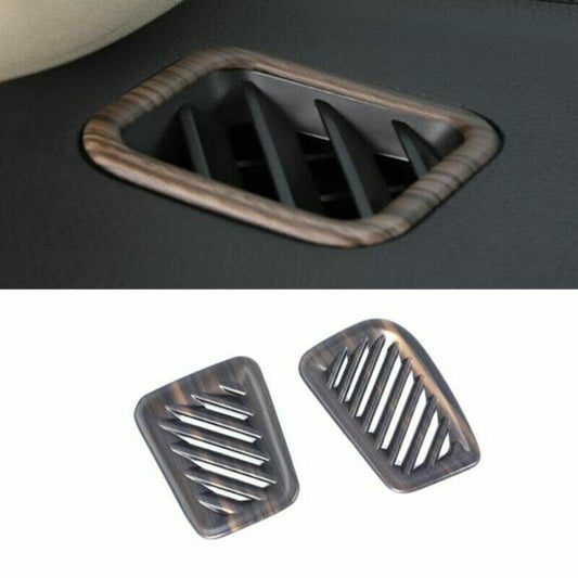 For Rogue 2017-2020 Wood Grain Window Lift Switch Cover Trims ABS Garnish v