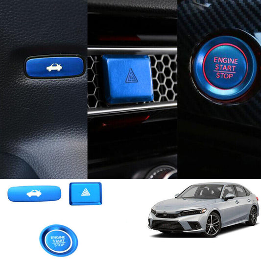 1 Piece Car 82mm Blue Logo LED Badge Backlight Sticker For 3 5 7 - v