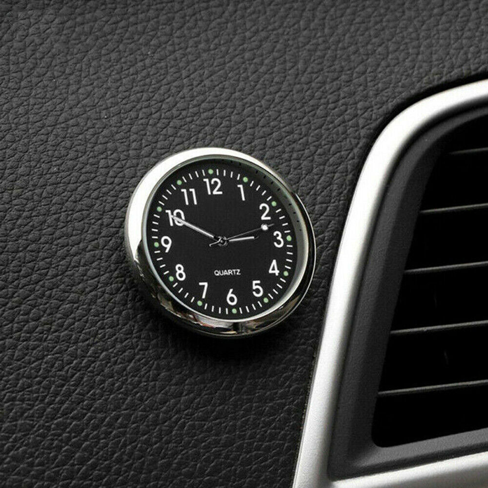Pocket for Mini Quartz Analog Watch Stick-On Watch Car Accessories For Boat Bicycle Q