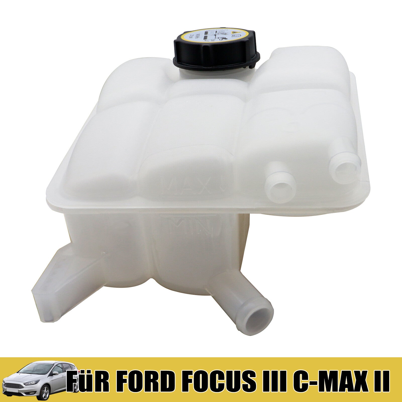 Radiator Coolant Expansion Tank  for ford  Focus MK3 C Max Kuga 2010-2019 With Cap Q