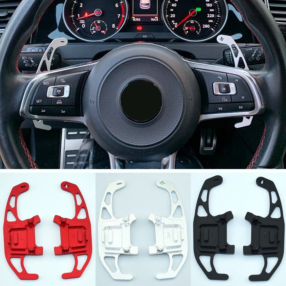 Aluminum Steering Wheel Shift Paddle Shifter Extension for Volkswagen for Golf 7