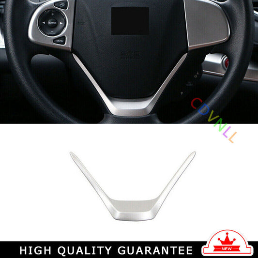 Steering Wheel Frame Cover Trim 1PCS for Honda CRV CR-V 2012-2016 Matte Silver