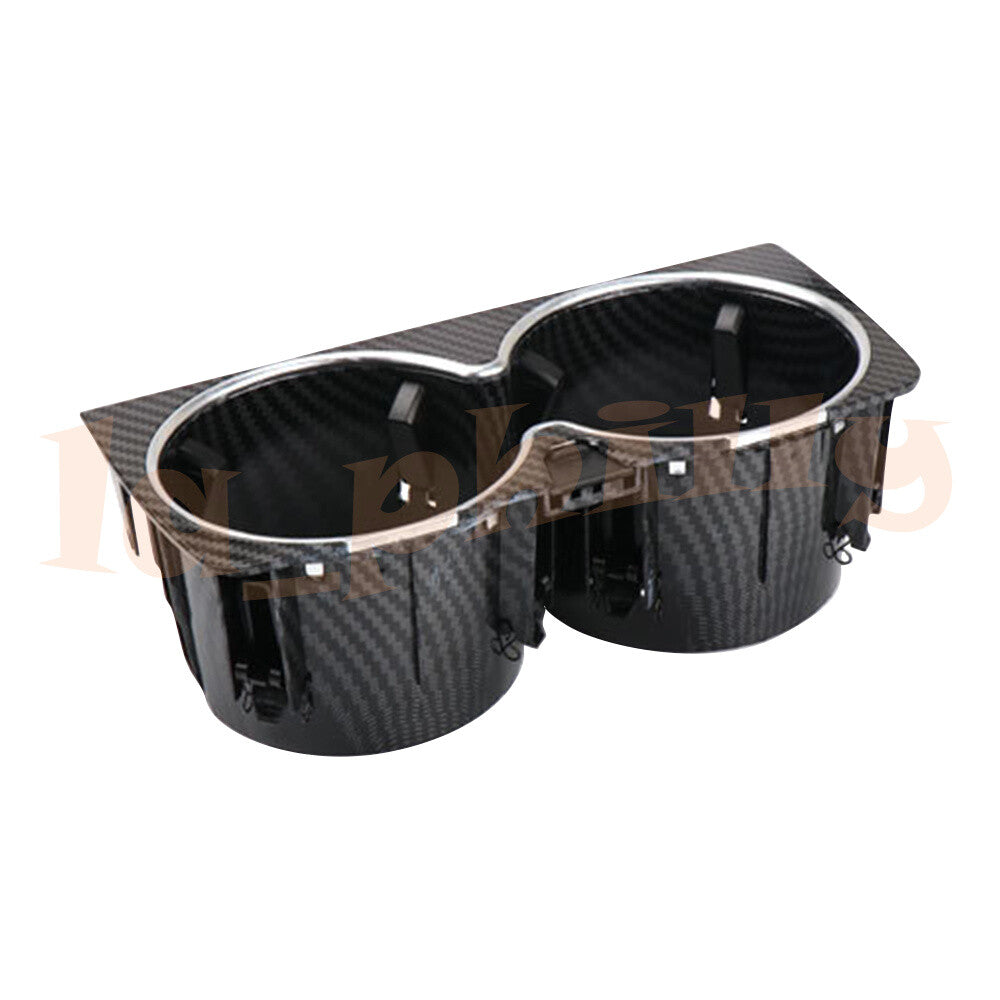 Front Center Console Cup Holder Fits 18-20 for Benz S Class W222 Fiber Carbon Q