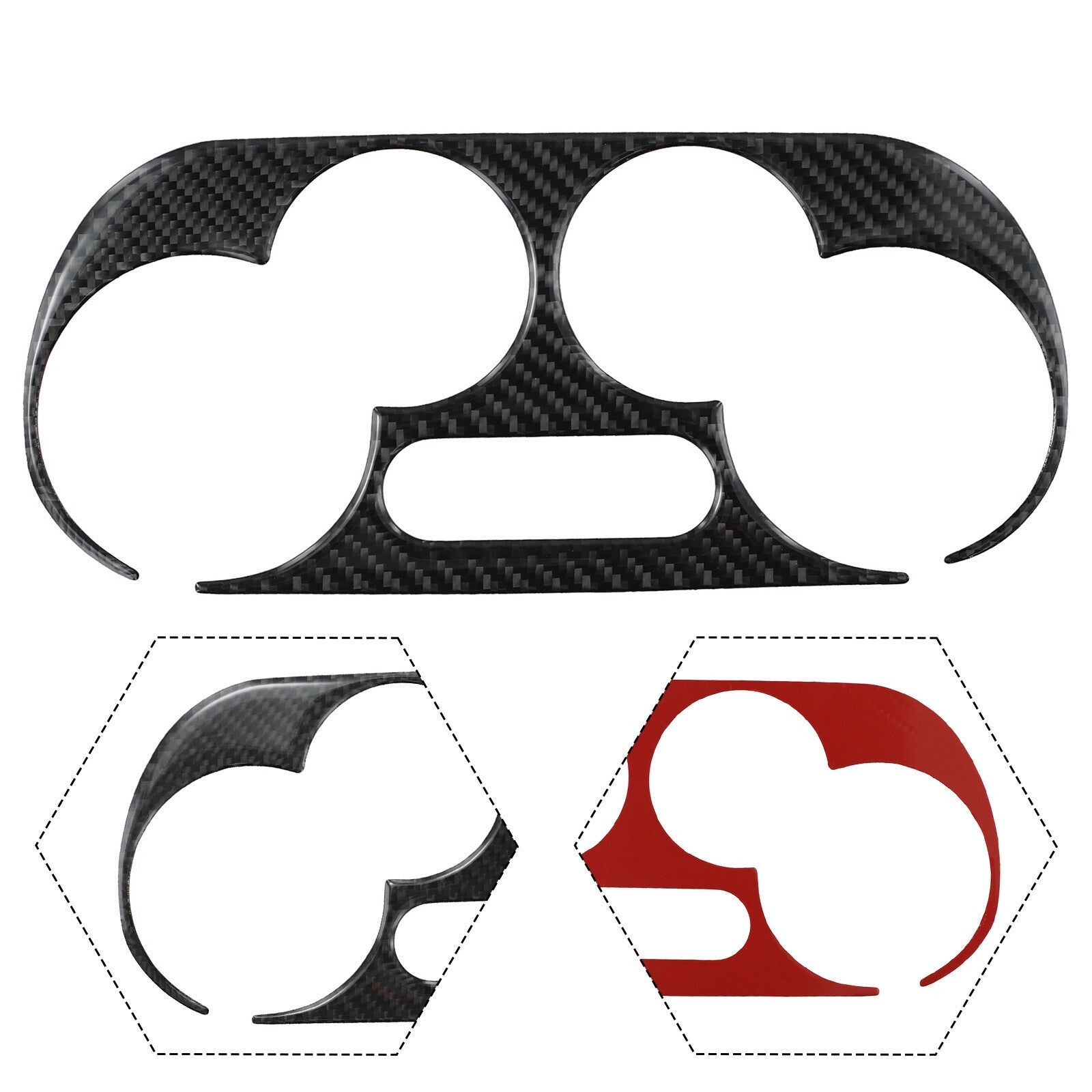 Replacement for Mini Cooper R55-R61 2007-2014 sun visor vanity mirror cover v