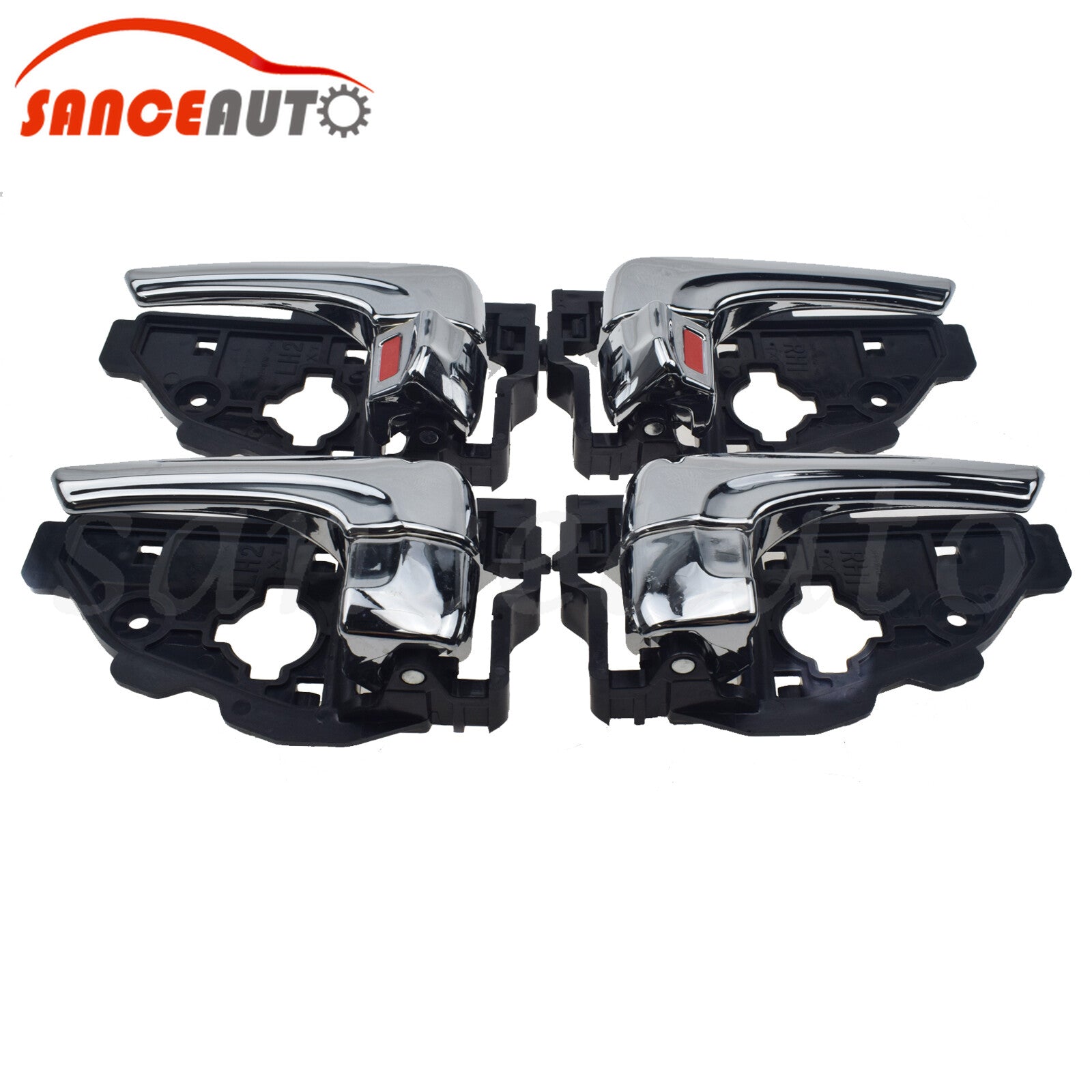 Front Rear LH RH Inside Door Handles Chrome for Hyundai for Tucson ix35 2010-2015 n