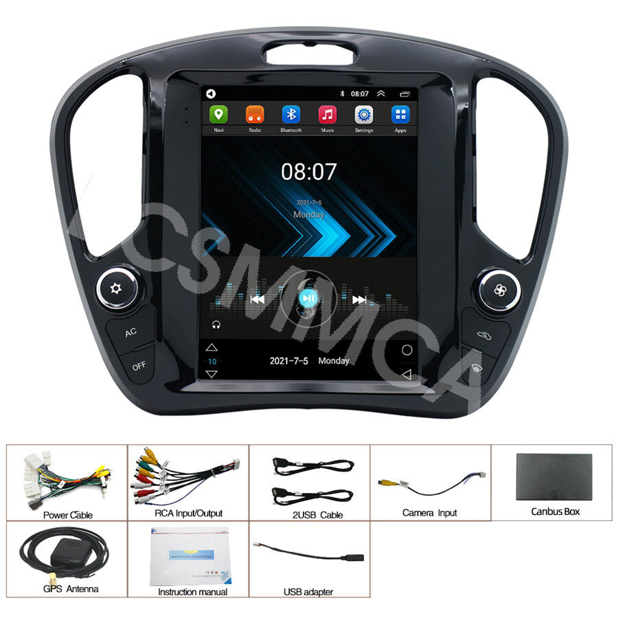 Fit for Nissan Juke 2010-2018 Touch Screen Car Stereo Radio Player GPS Navi WiFi