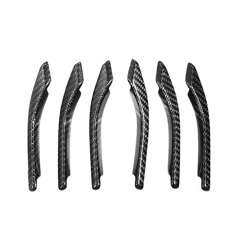 Fit for Maserati Ghibli Carbon Fiber Style Side Air Vent Fender Cover Trim