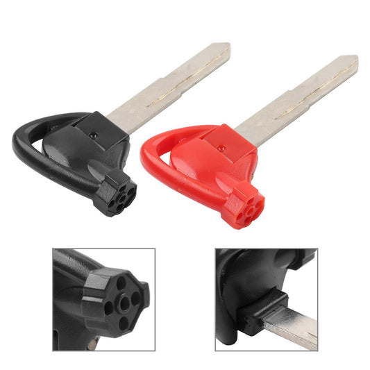 2x Right Ignition Key Blank Shell Case Uncut Blade for Yamaha Motorbike Scooter