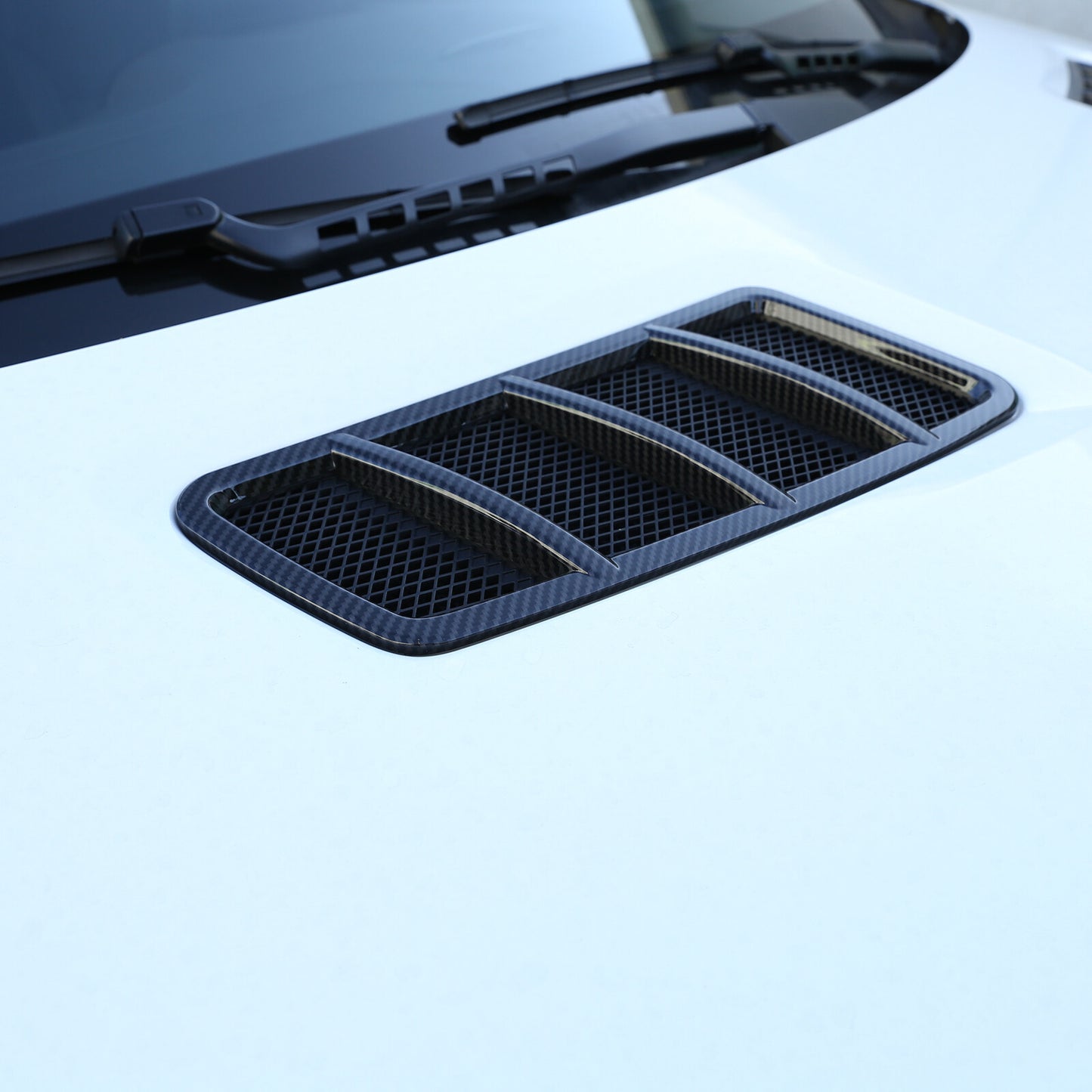 2-Piece Carbon Fiber Car Hood Vent Cover for GLE, GLS, ML, GL- n