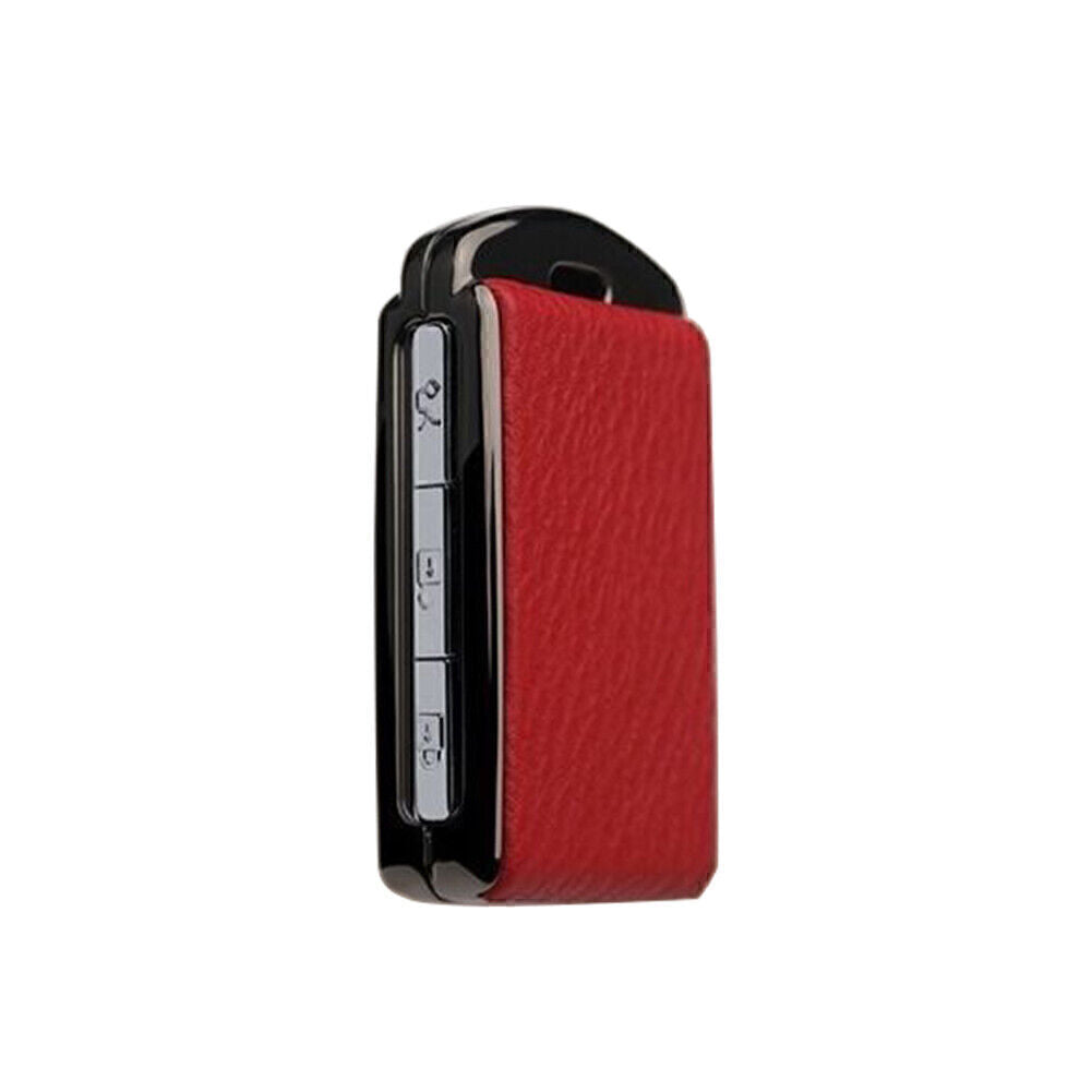 Leather Car Key Case Shell for Volvo XC60 XC40 S90 XC90 V90 2018 - 2020 Gun Red Q