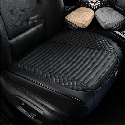 Leather Car Front Cover Cushion for Seat Protector Full Surround Accessory Anti-slip Q