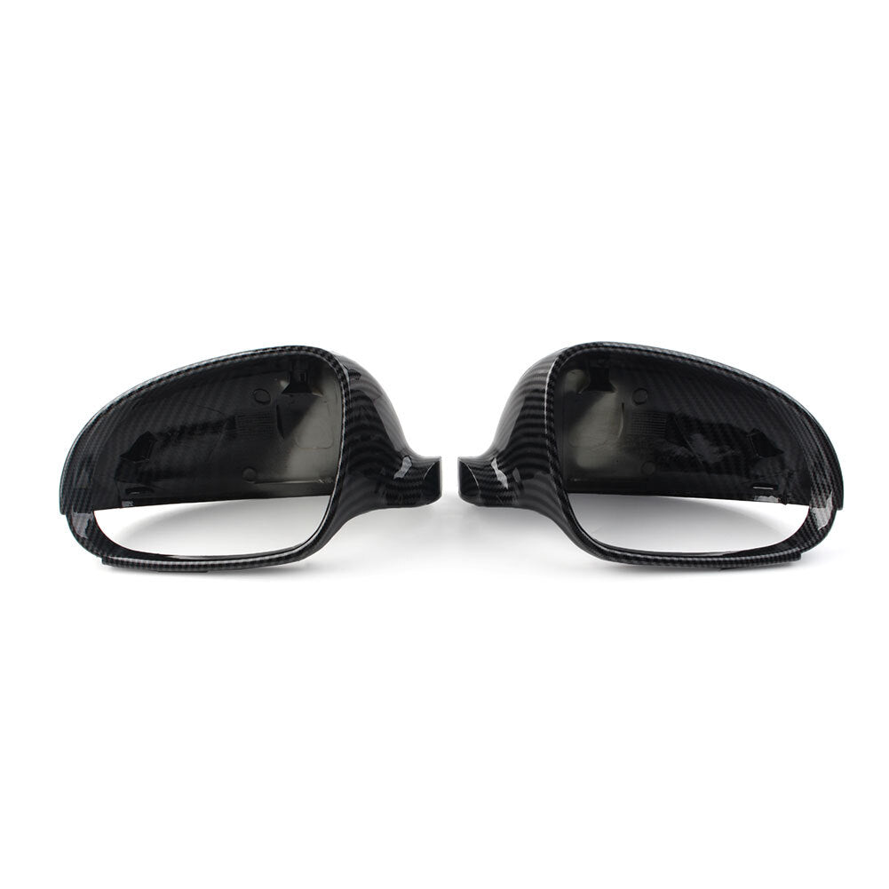 Rear View Mirror Cover Cap Fit for VW for Golf 5 EOS for Jetta for Passat Carbon Fiber Look