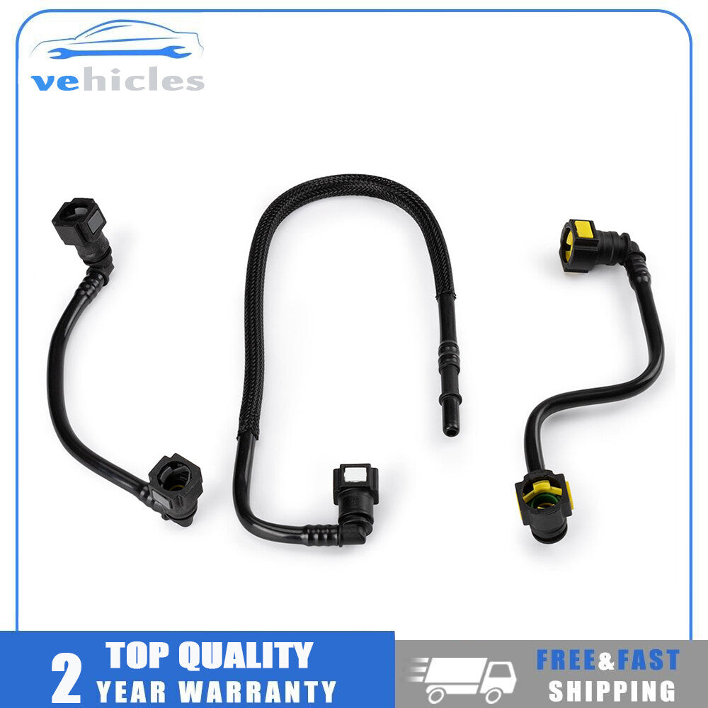 3 new fuel line hose kits (model 1634702864) for Mercedes-Benz ML350, ML430, ML55, and AMG.
