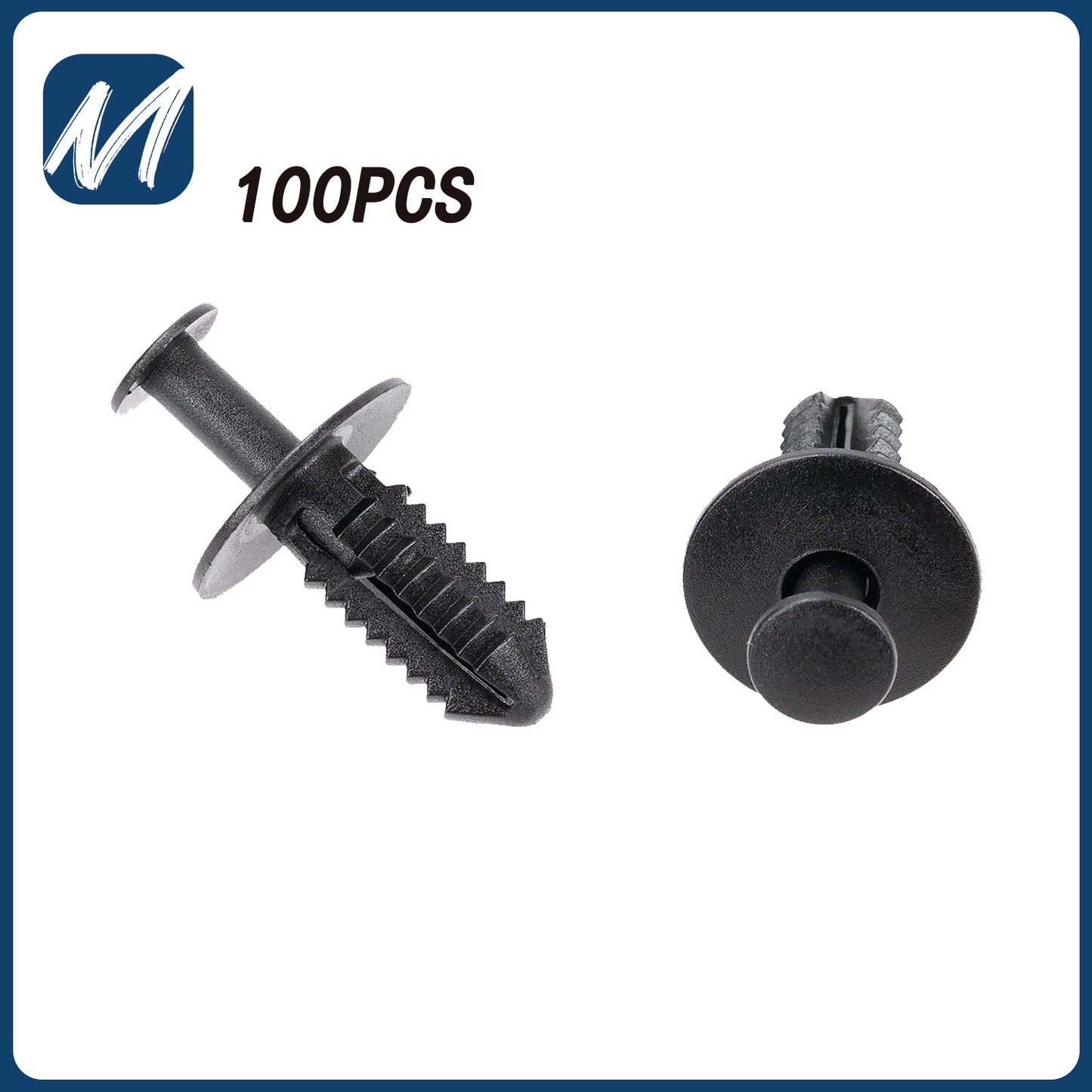 100PCS for Mercedes Fender Liner Rivet 7mm Splash Guard Push Type Retainer Clips Q